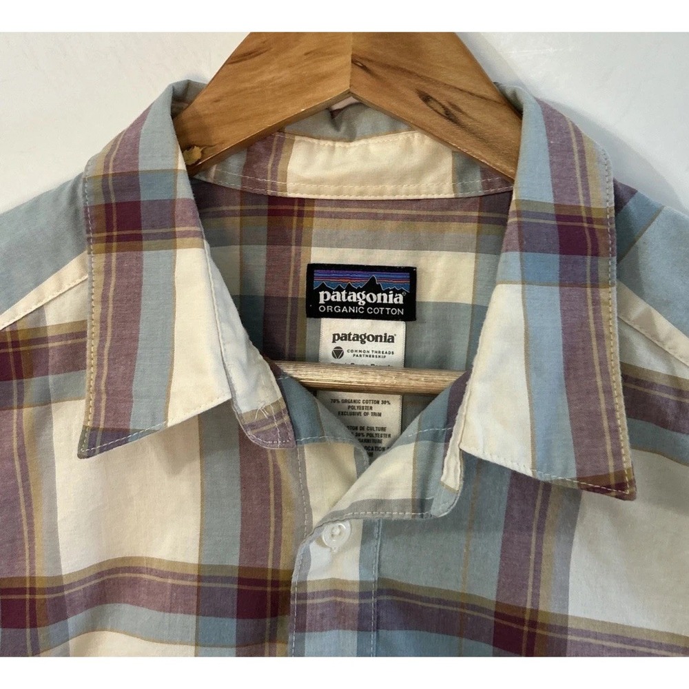 Mens Patagonia Go To Button Up‎ Short Sleeve Shirt Small 52690